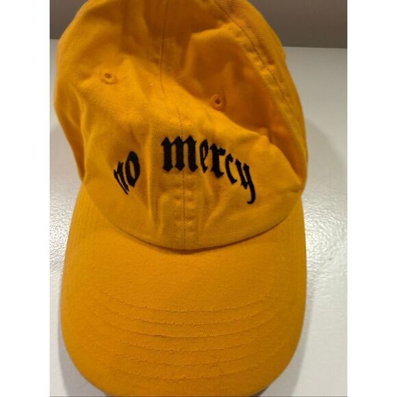 Yellow hat baseball cap - no mercy